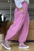 Made in Italy Cooper Needlecord Sia Pant Indian Pink
